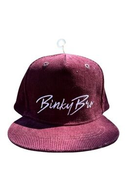 NWOT Binky Bro Maroon Corduroy Kids Cap infant